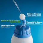 MAOEVER Neti Pot Sinus Rinse Squeeze Bottle Silicone Nose Wash Cleaner Pressure Rinse Nasal Irrigation for Adult & Kid 300 ML wi