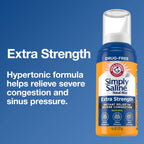 Arm & Hammer Simply Saline Extra Strength Nasal Mist 4.6oz, Saline Nasal Spray, Drug-Free, 3-Pack