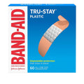 Band-Aid Brand Tru-Stay Plastic Strips Adhesive Bandages for Wound Care and First Aid, All One Size, 60 ct (Pack of 9)
