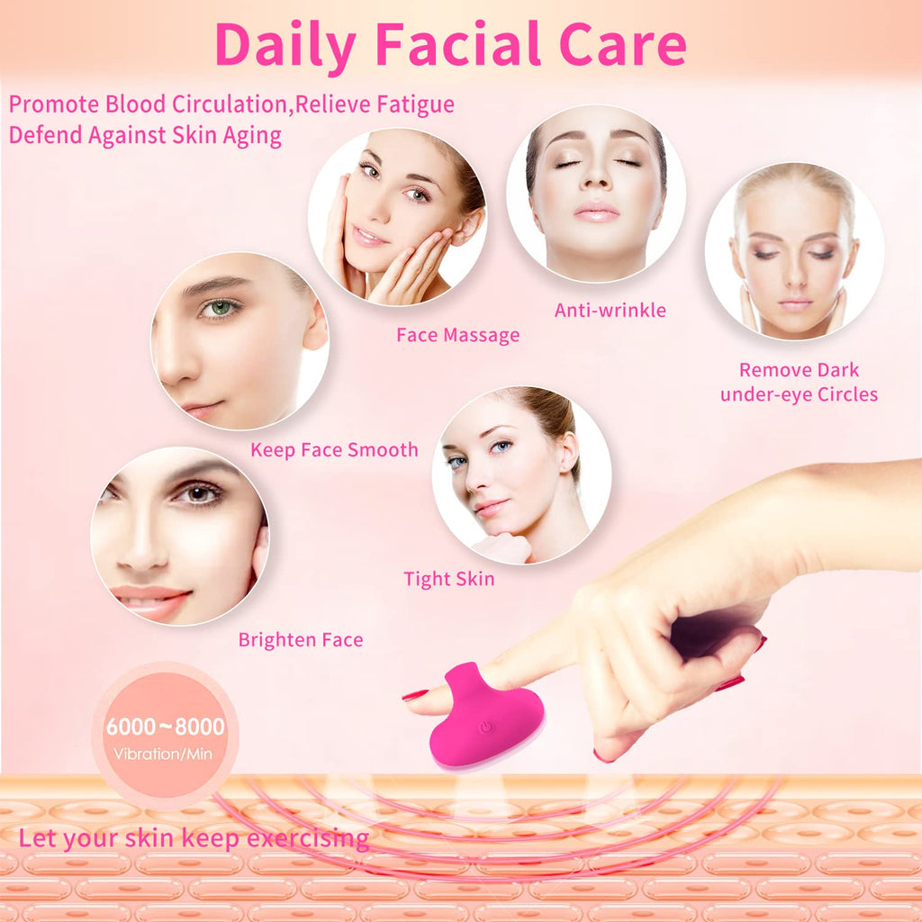 MaeDouy Mini Facial & Eye Skin Care Tools Portable Vibrating USB Rechargeable Handheld Travel Pocket Massager Facial Muscles Tig