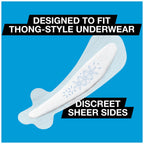 U by Kotex Barely There Thong Pantiliners 50 ea (Pack of 2)
