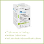 McKesson True METRIX Blood Glucose Test Strips for Diabetes [50 Strips] Professional Monitoring System, Multiple Patient Use