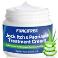 FungiFree Jock Itch Antifungal Cream: Psoriasis and Ringworm Treatment for Skin, Foot & Body - Soothing Itchy Relief for Men and