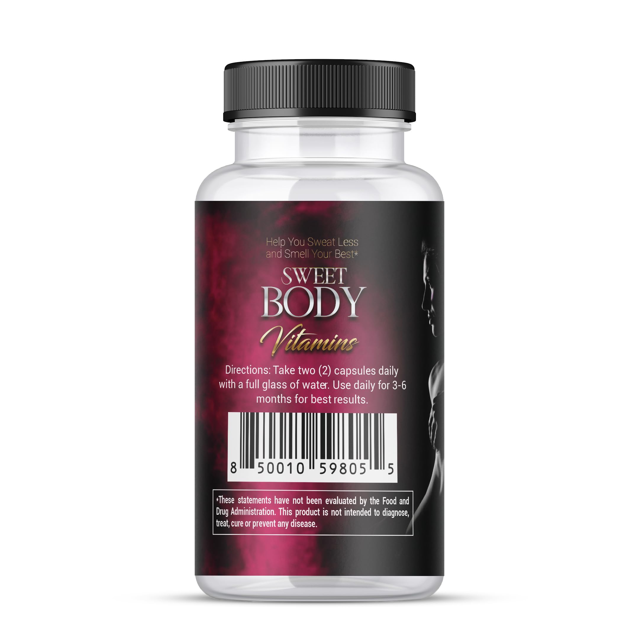 SweetBody Vitamins - Eliminates Body Odor and Reduces Sweating by Promoting a Balanced pH Level in The Body (1 Bottle - 30 Capsu