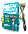 Bombay Shaving Company Sensi Flo 6 Razor For Men | WorldS First 6 Blade Razor For Men