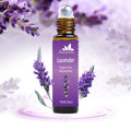 Mumianhua Lavender Essential Oil Roll-On Therapeutic Grade, Pre-Diluted Lavender Oil for Relaxation, Focus Pulse Points, Pillow,