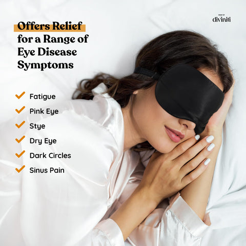 Heated Eye Mask for Dry Eye Relief - Stye Eye Treatment, Sinus Eyemask, Electric Eye Mask for Dry Eyes Moist Heat, Dry Eye Masks