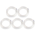 JWYN 5pk 7Ft Oxygen Supply Tubing, 3-Channel Kink-Resistant Design, Salter Style Clear