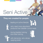 Seni Active Super Plus Disposable Underwear Pull On with Tear Away Seams Small, S-SM22-AP1, Heavy, 88 Ct