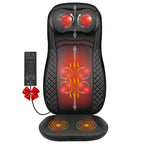 CooCoCo Shiatsu Back Massager with Heat, Gifts for Men Women, Deep Kneading Massage Chair Pad for Neck Back Shoulders, Massager 