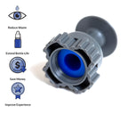 NANODROPPER Adaptor for Eyedrop Bottles - Volume Reducing Adaptor to Extend Bottle Life - SIZE 15