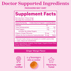 Pink Stork Morning Sickness Sweets, Organic Mango Ginger Candy with Vitamin B6 for Morning Sickness, Motion Sickness, Prenatal H