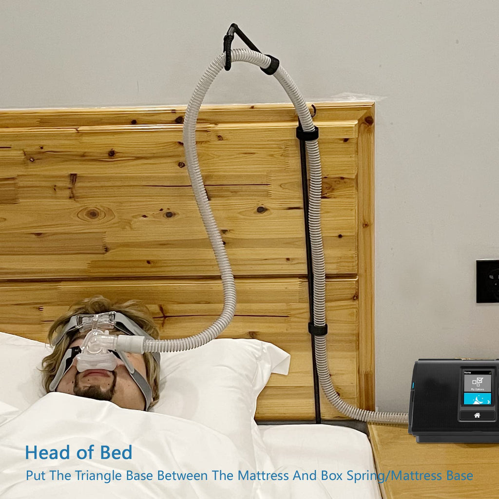 ALADUSA CPAP Hose Holder,Removable and Assemblable Foldable CPAP Hose Hanger Support Comfort and Untangled Sleep,CPAP Supply CPA