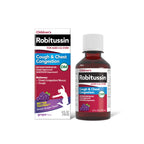 Robitussin Childrens Cough and Chest Congestion DM, Cough Medicine for Kids, Grape Flavor - 4 Fl Oz Bottle, 300318715130