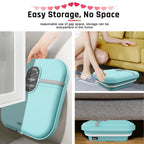 AISZG Christmas Gifts for Women - Foot Massager with Heat & 8 Massage Rollers, Collapsible Foot Spa Bath