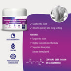 Osteoarthritis And Rhematoid Arthritis Cream By PMT - Soothing Relief For Your Knees and Hands. Includes 1 Gram Of Glucosamine;