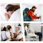 Agatige Sleep Ear Muffs, Soundproof Sleep Earmuff Headband Sleeping Noise Cancelling Ear Wrap Muffs Winter Women Sleep Mask for