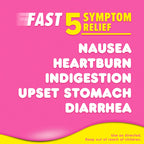 Pepto Bismol Chews, Fast and Effective Digestive Relief from Nausea, Heartburn, Indigestion, Upset Stomach, Diarrhea, 72 Total (