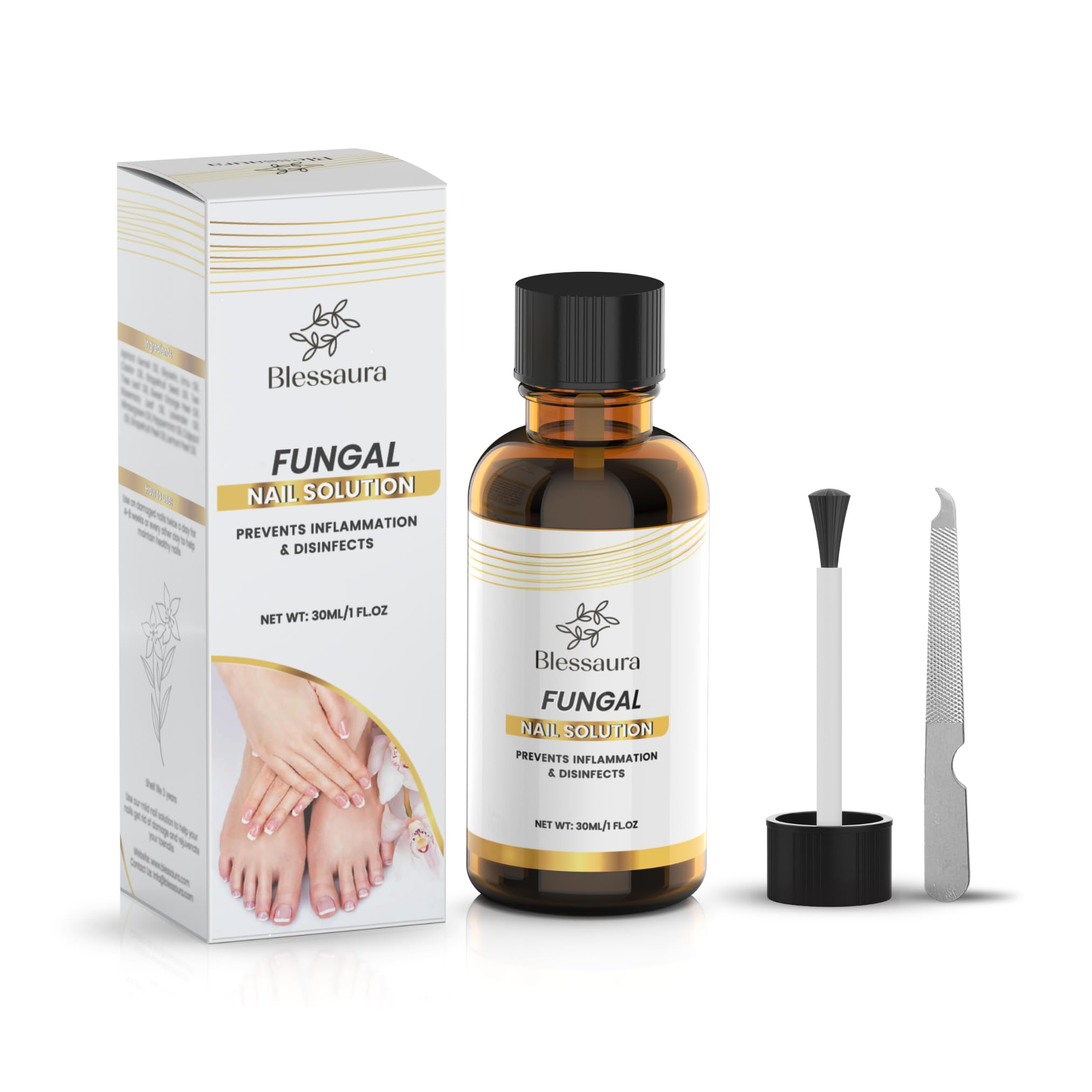 Toenail Fungus Treatment Extra Strength - Nail Repair Solution for Damaged, Thick, Discolored Nails - Natural Formula for Toenai