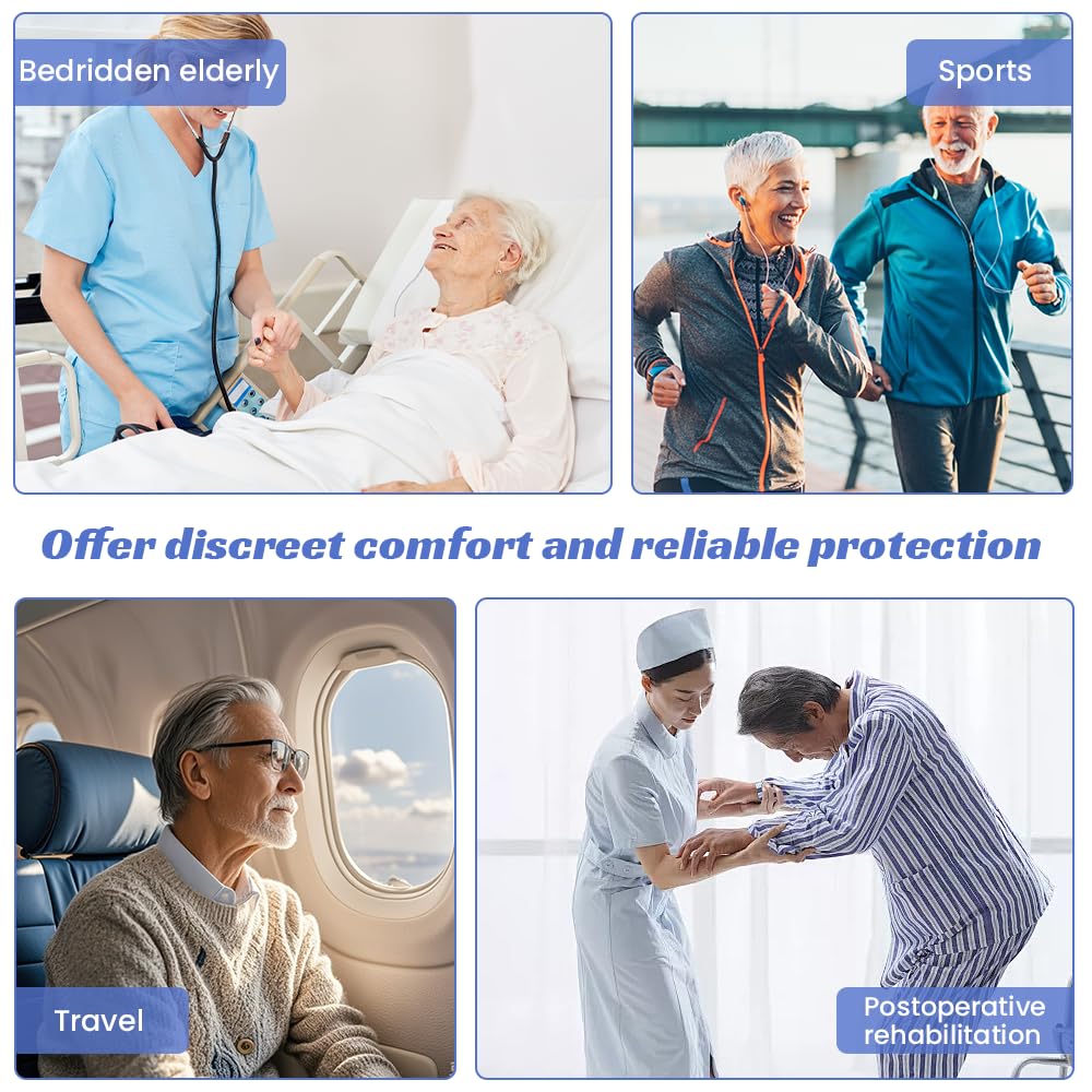 TIEJIANDAN Deodorizing Incontinence Pads for Men for Day & Night 0.68/4.06oz Professional Urine Shield,Mens Pads for Leakage 3 B