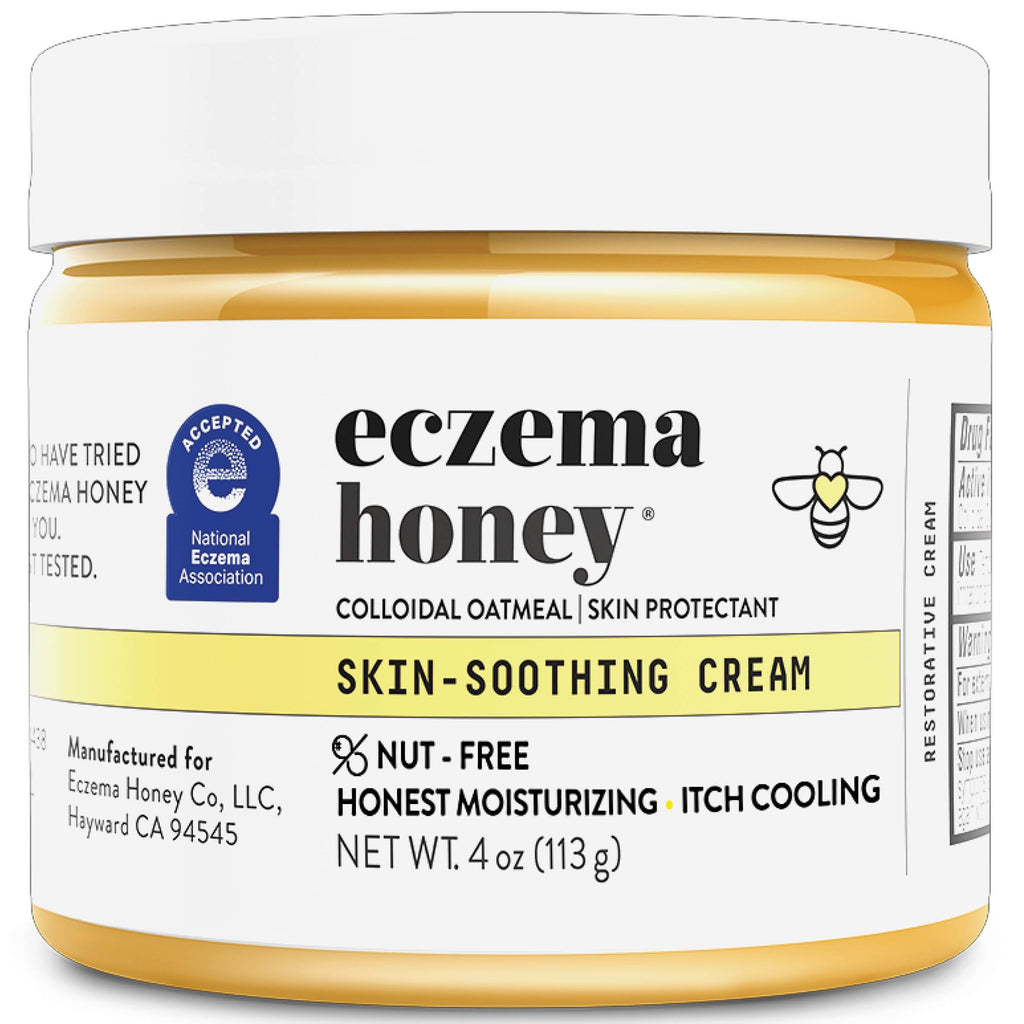 ECZEMA HONEY Nut-Free Original Skin-Soothing Cream - Honey Lotion For Dry & Sensitive Skin - Natural Eczema Cream for Adults & K