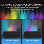 YALEDI Essential Oil Diffuser, Music Sync Fire Flame Aromatherapy Diffuser, 250ml Cool Mist Humidifier, Scent Aroma Diffuser wit