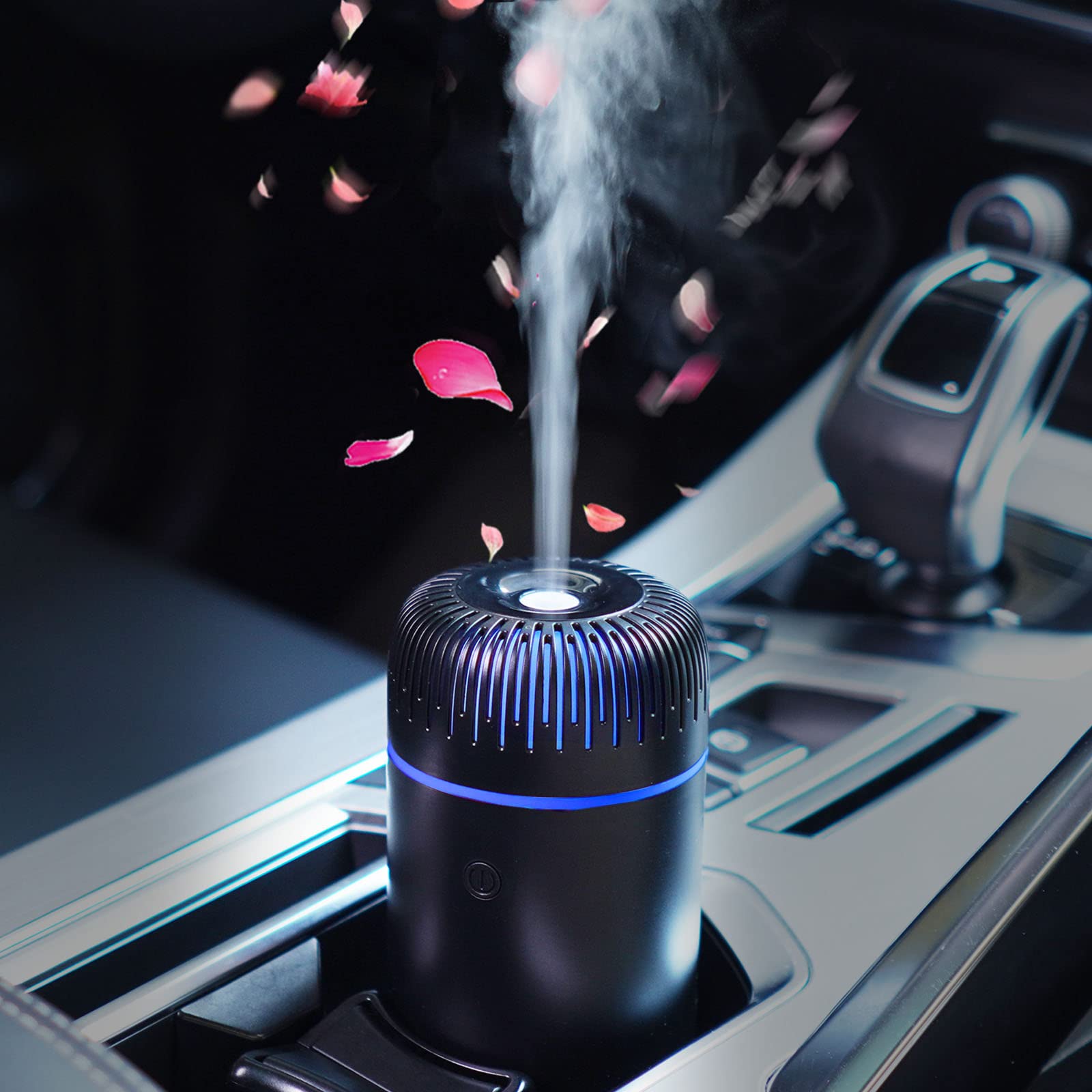 Car Diffuser Humidifier USB Aromatherapy Essential Oil Diffuser Car Air Freshener Diffuser USB Cool Mist Mini Portable Diffuser 