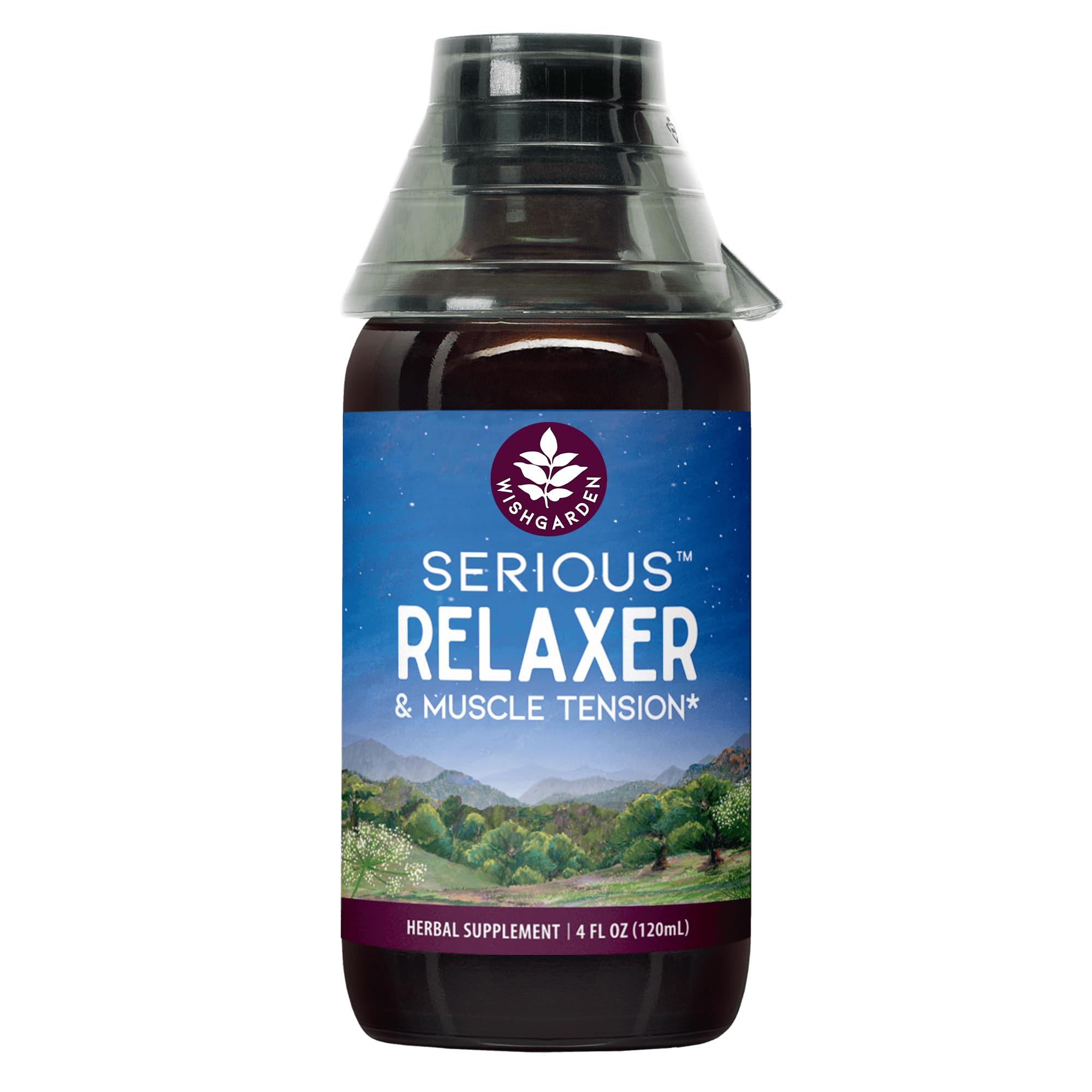WishGarden Herbs Serious Relaxer & Muscle Tension - All-Natural Muscle Relaxation Herbal Supplement with Wild Lettuce & Wood Bet