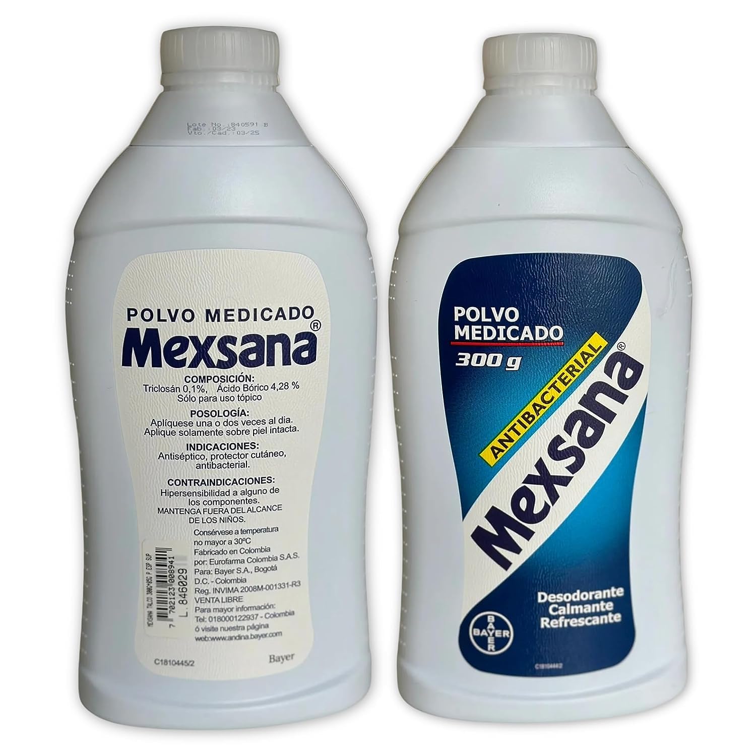 DECA EXPERTS Polvo Mexsana para pies por 300g, Ayuda a Refrescar y Absorber Sudor -Mexsana Foot Powder - Traditional Relief for