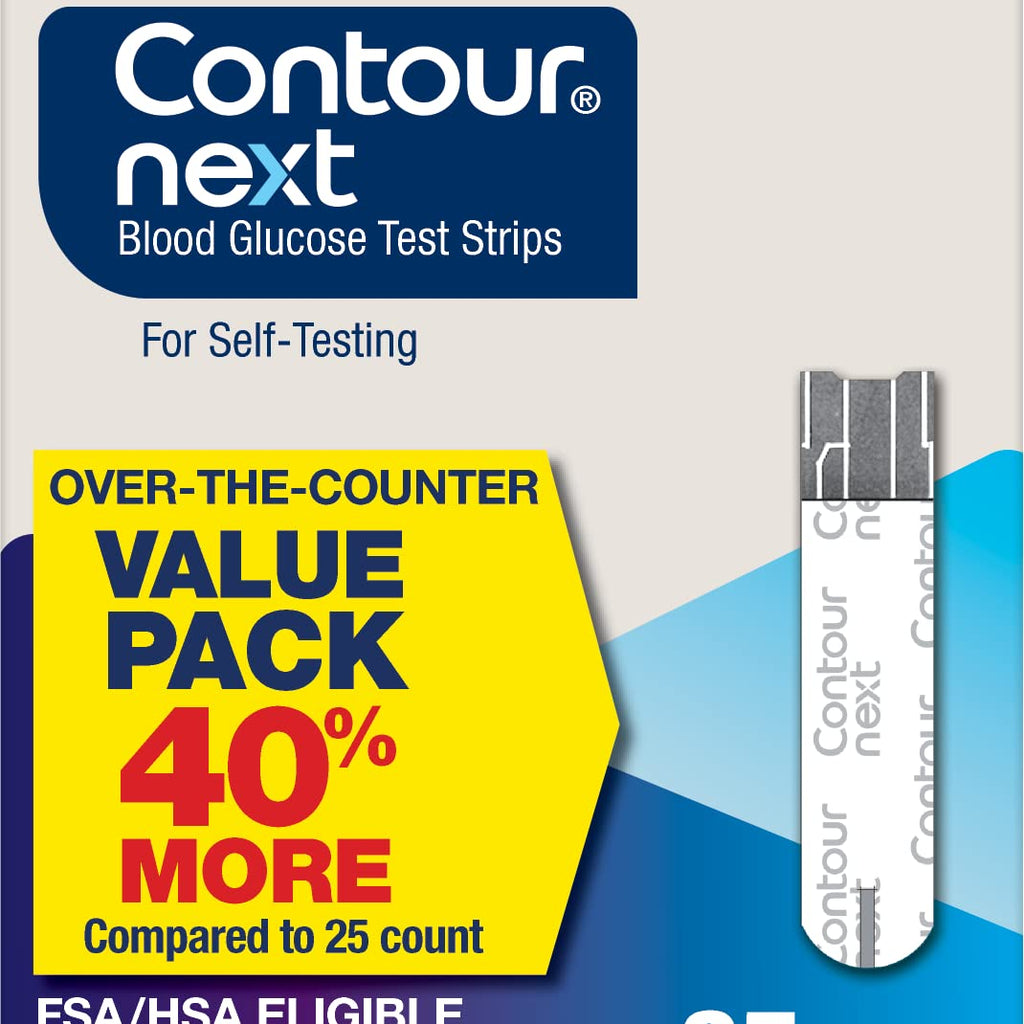 Contour Next ON The GO Blood Glucose Test Strips, 15 Count – Medistoreweb