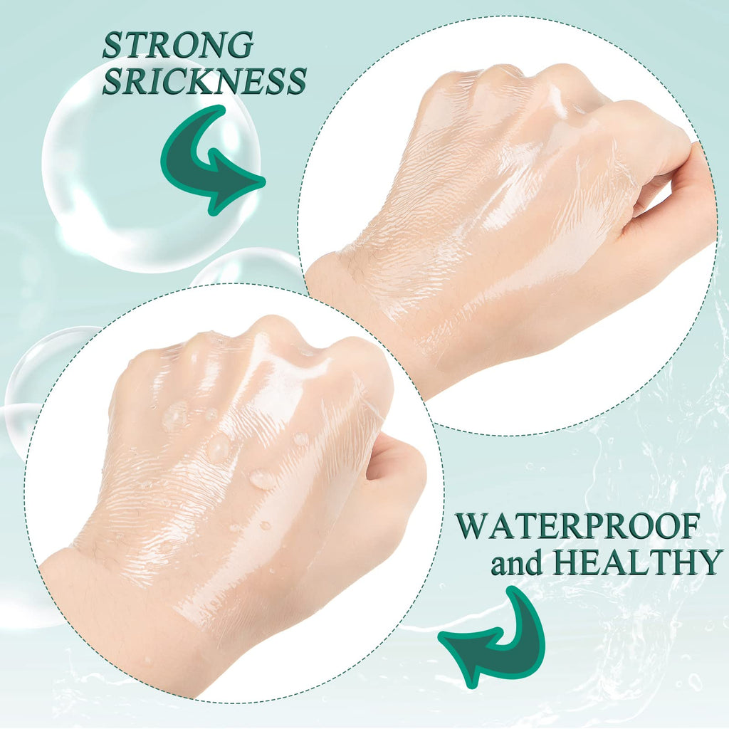 BBTO 100 Pieces Transparent Stretch Adhesive Bandage Waterproof Clear Protective Shower Patch Film Cover Bandages Tattoo Cover u