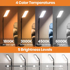 LASTAR Light Therapy Lamp, 12000LUX Therapy Light Full Spectrum Sun Lamp,Remote Control/4 Color Temperature/5 Brightness/4 Timer