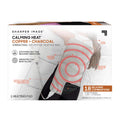 Calming Heat Copper + Charcoal Vibrating Heating Pad by Sharper Image- Weighted Electric Heating Pad, 9 Settings- 3 Heat, 6 Mass
