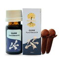 Roots & Above 10ml Pure Clove Essential Oil - 99% Natural Aroma Oil for Diffuser, Hair, Skin Care, Massage, Humidifiers, Candle 