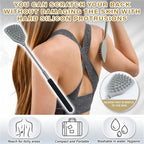 ROUNDS Back Scratcher Dont DamageYour Back Hard Silicon Protrusion Cream applicator Head spa Portable Extendable Telescoping