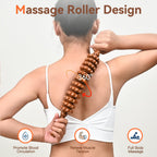 NXCYLW Wooden Cellulite Massage Roller Stick, Wood Therapy Massage Tools, Lymphatic Drainage Tool Cellulite Massager for Celluli