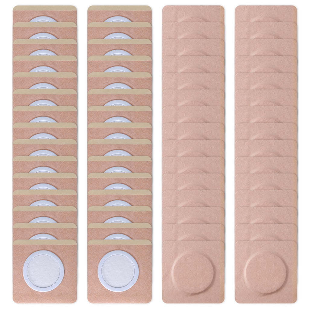 60Pcs Disposable Castor Oil Belly Button Patch | 3.15 *3.15  Highly Absorbent | Self-Adhesive Castor Oil Pack Wrap for Neck/Shou