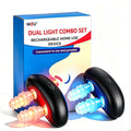 Portable Dual Light Nose Care Device with Long Battery Life & Storage Case