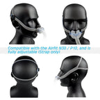 Airfit P10 / N30 Headgear Strap Upgraded Replacement Straps Fully Adjustable Design Quickfit Elastic - Fit for Resmed P10 / N30