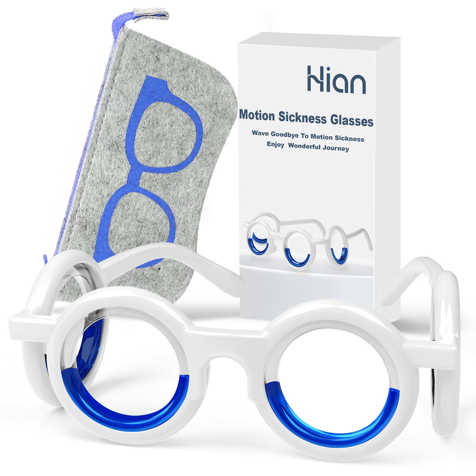 Motion Sickness Glasses, Car Sickness Glasses,Relieve Carsickness Airsickness Seasickness Glasses,Anti Nausea Vertigo Glasses, N