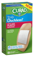 Curad Truly Ouchless Plastic Bandages, X-Large, 8 Count