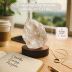 Anima Clear Quartz Crystal - Large 1.6-2 Natural Raw Clear Quartz Stone for Clarity, Energy & Amplification - Ethically Sourced,