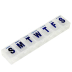Chef Craft Select Jumbo Pill Organizer, 4 piece set, Clear