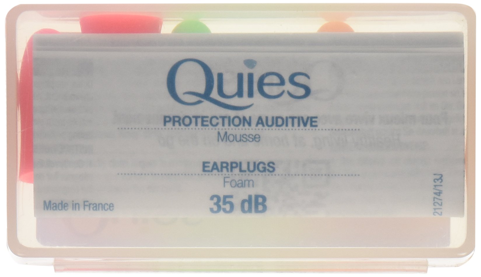 Quies Pair Of Foam Earplugs Of Earplugs - Pack Of 3