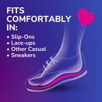 Dr. Scholls Love Your Sneakers Full Length Insoles, All-Day Comfort for Slip on & High Top Sneaker, Prevent Discomfort, Arch Su