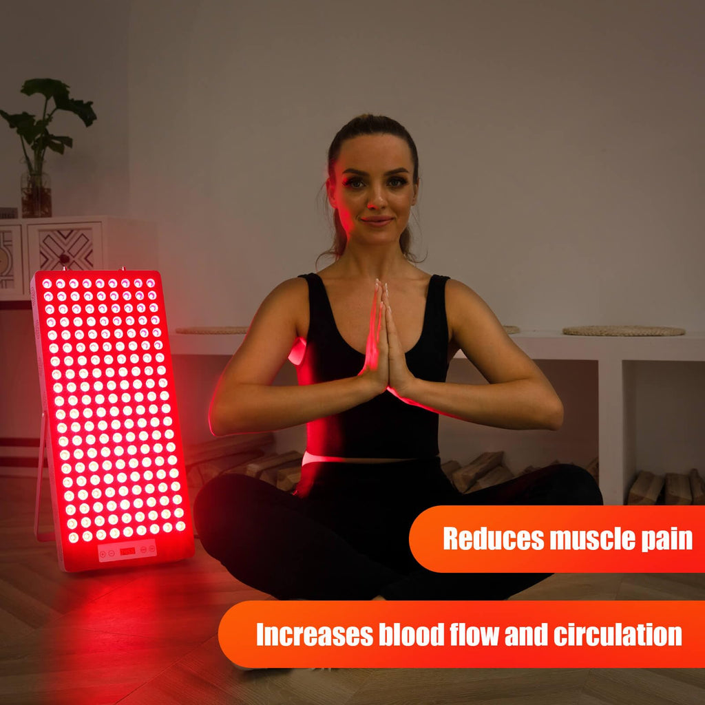 Red Light Therapy Device, Red 660nm & Near Infrared 850nm Infrared Light Therapy for Body, Light Therapy Panels for Full Body, 1