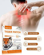 MQFORU Tiger Patches, 60 Pcs Chinese Tiger Plaster, Natural Herbal Adhesive Plasters for Muscle Joint Purposes, Maximum Strength