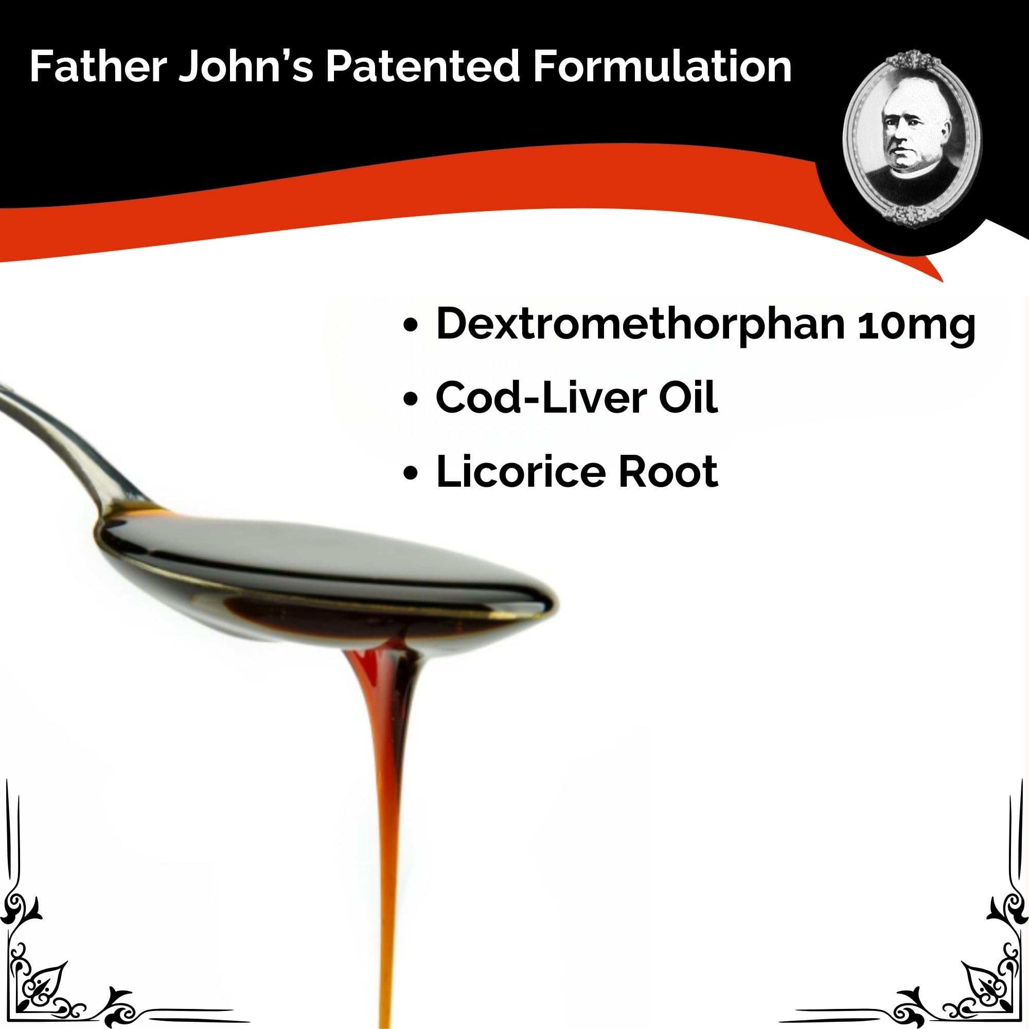 FATHER JOHNS Medicine Cough Suppressant, 4 Oz (2 Pack)