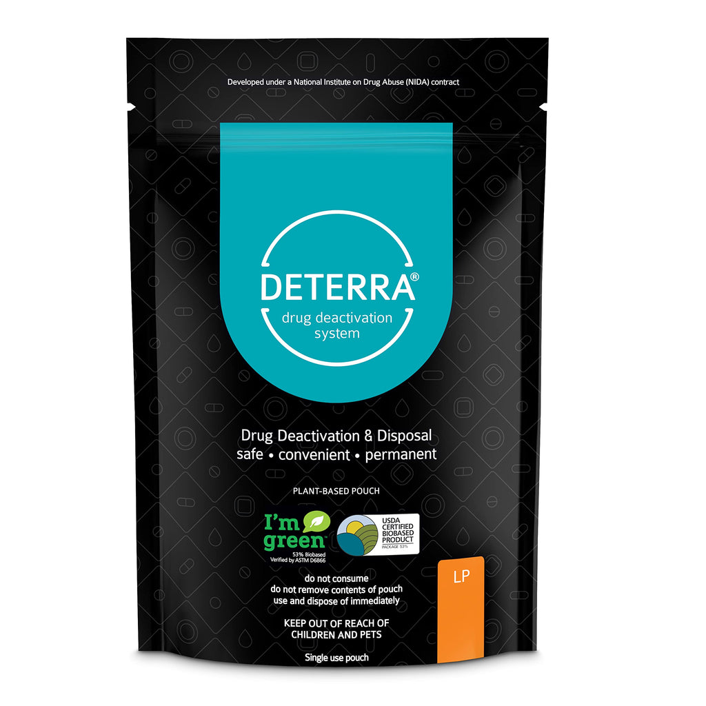 Deterra-LP - Drug Deactivation and Medication Disposal System - Safe Medication, Pill, and Liquid Destroyer - Plant-Based Large