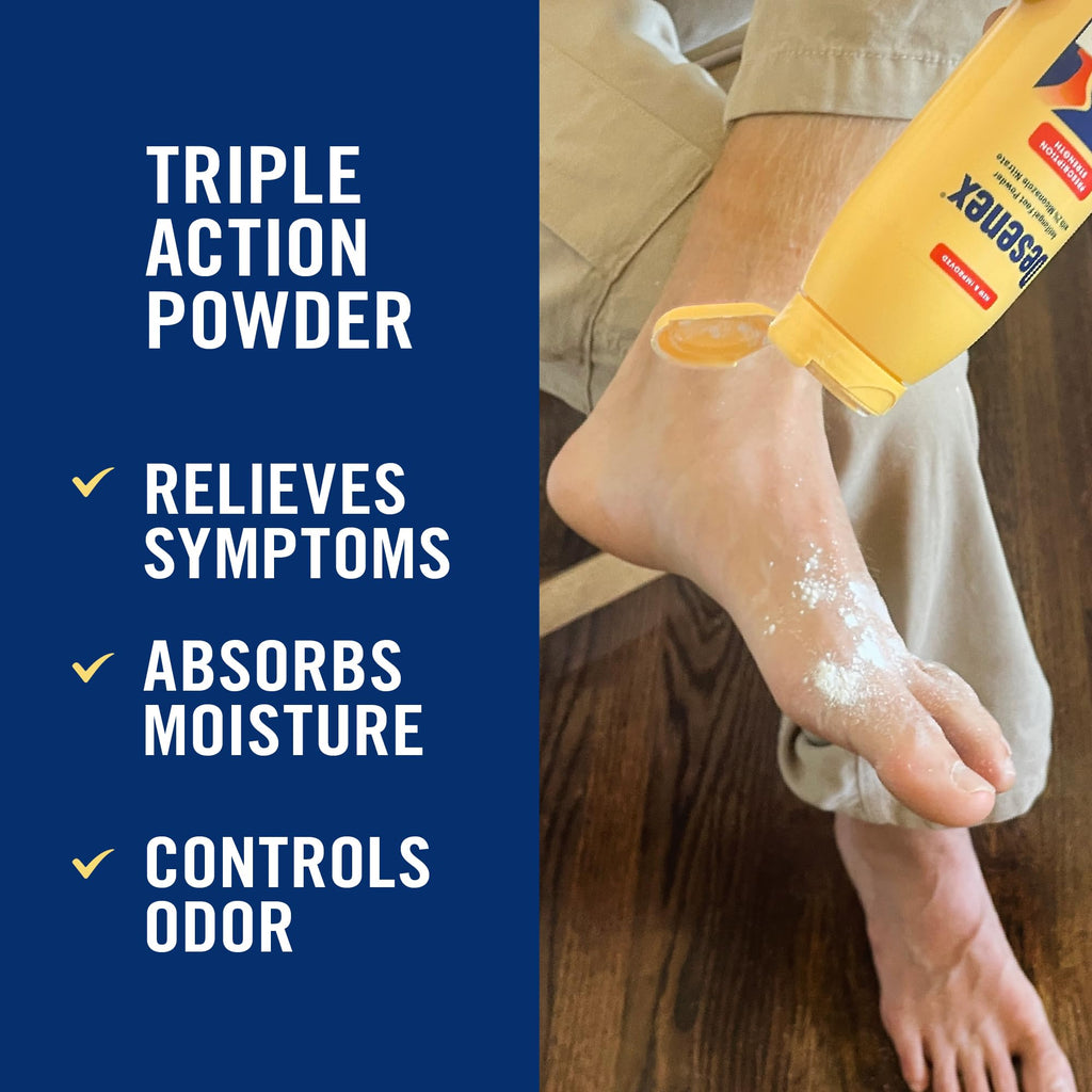 Desenex Anti-Fungal Foot Powder, Cures Most Athletes Foot, 2% Miconazole Nitrate, Helps Relieve Itching, Burning and Scaling, At